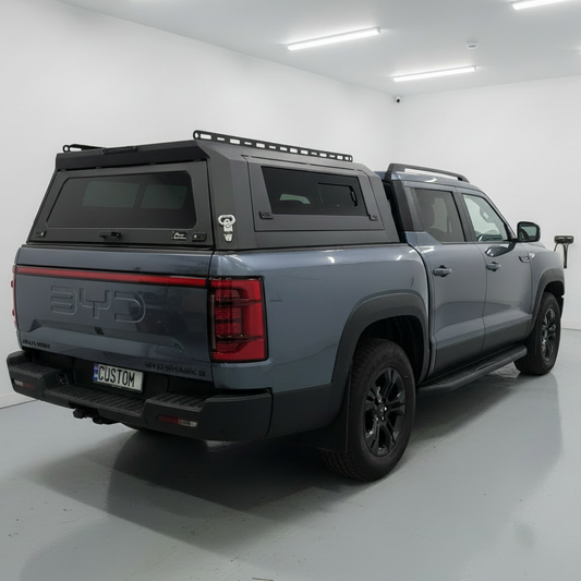 custom canopies fully welded canopy on blue byd shark