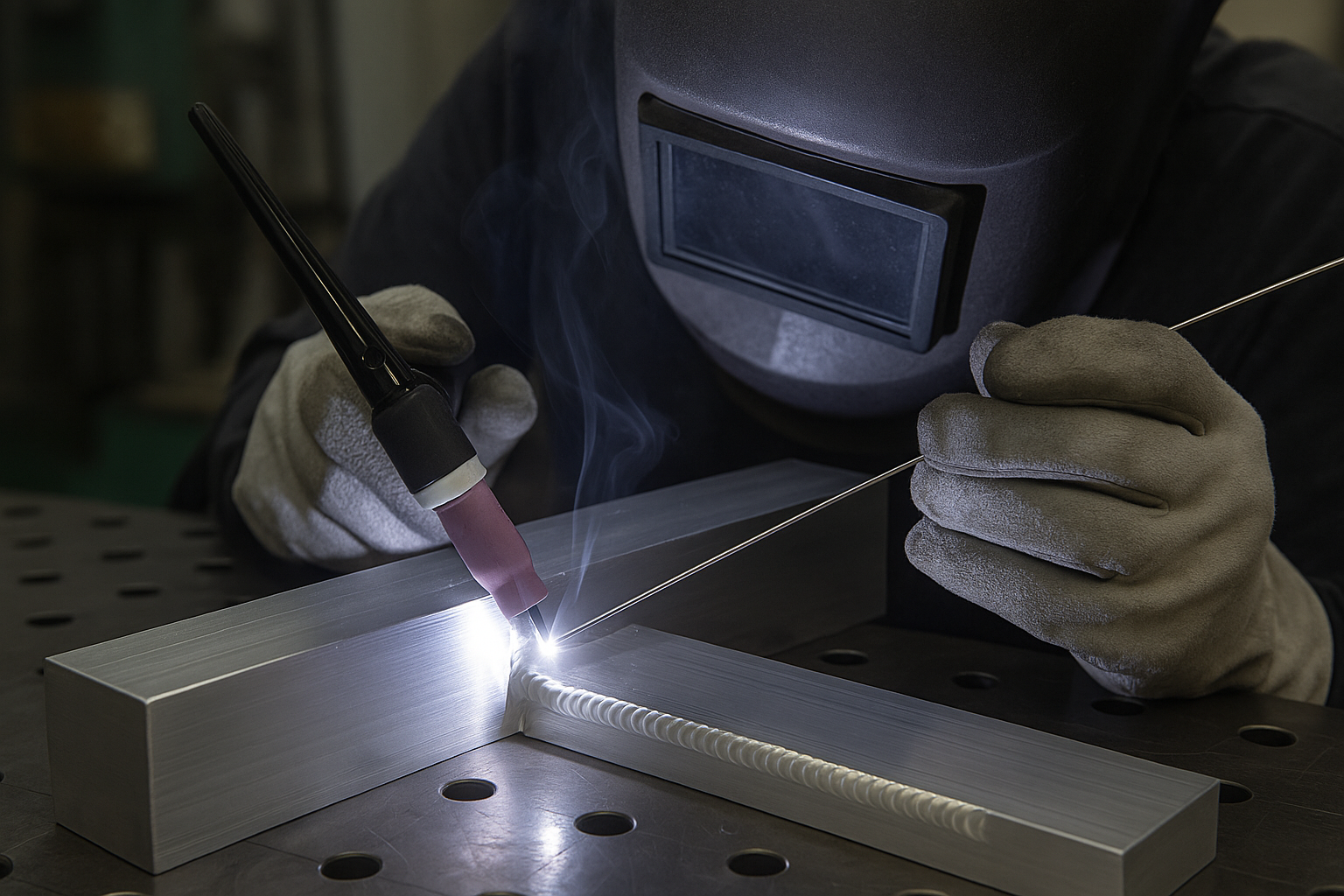 WELDING ALUMINUM FLAT PLATE